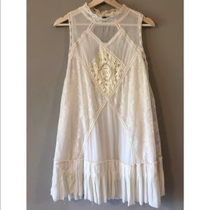 Free People Cream Top/Tunic